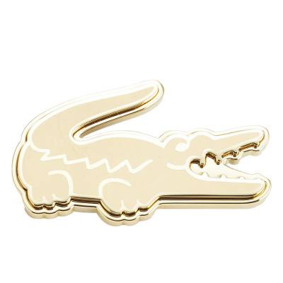 Broche Crocodile en Acier Doré - 2040484 - Lacoste