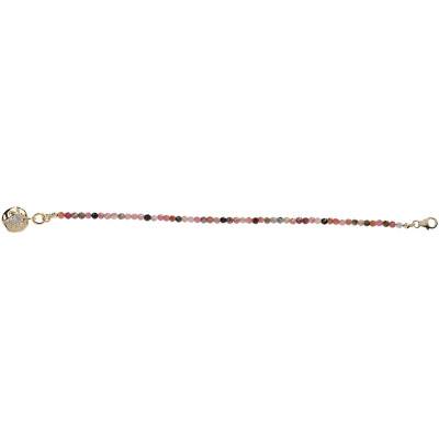 Bracelet plaqué or tourmaline - Etrusca Gioielli