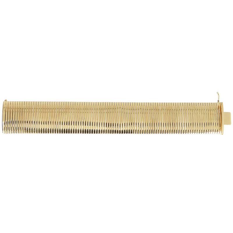 Bold Yellow Gold-Plated Bracelet, Length 20 cm - Etrusca Gioielli
