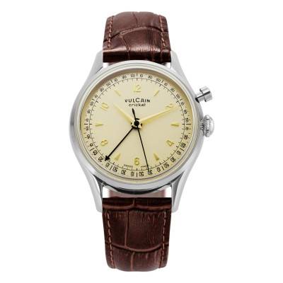 Montre Cricket Tradition 39 mm Eggshell 100268A76.BAL228 - Vulcain