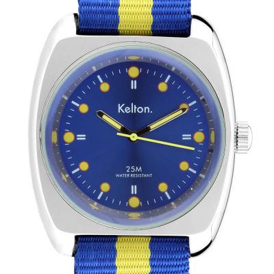 Montre RC 2 Nato bleu et jaune 9122462 - Kelton