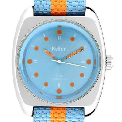 RC 2 Blue & Orange NATO Watch 9122452 - Kelton
