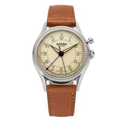 Montre Cricket Classique 39mm Eggshell 100268B77.BAC207 - Vulcain