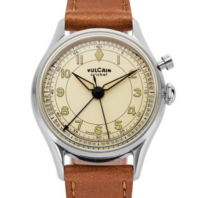 Montre Cricket Classique 39mm Eggshell 100268B77.BAC207 - Vulcain