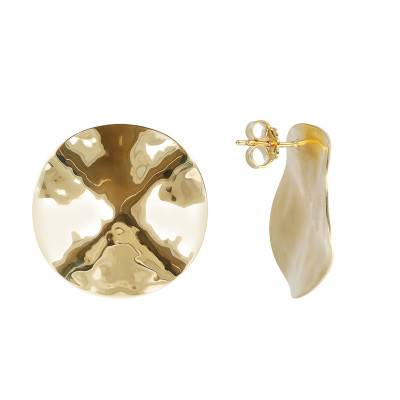 Boucles d'oreilles plaqué or lobes - Etrusca Gioielli