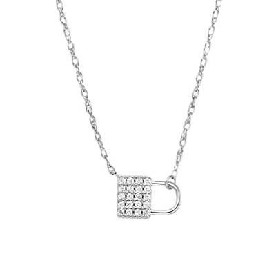 Collier Cadenas en Argent 925, Longueur 40 cm à 45 cm - Fossil