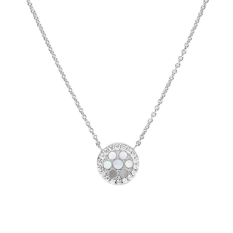 Elliott Mother-of-Pearl 925 Silver Necklace, 40 cm - JFS00520040 - Fossil