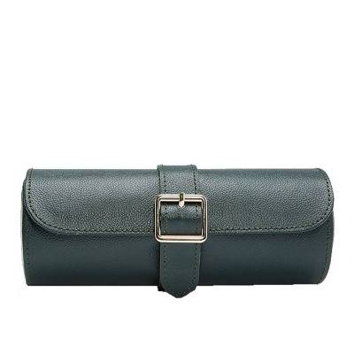 British Racing Green Triple Watch Roll 792941 - Wolf 1834