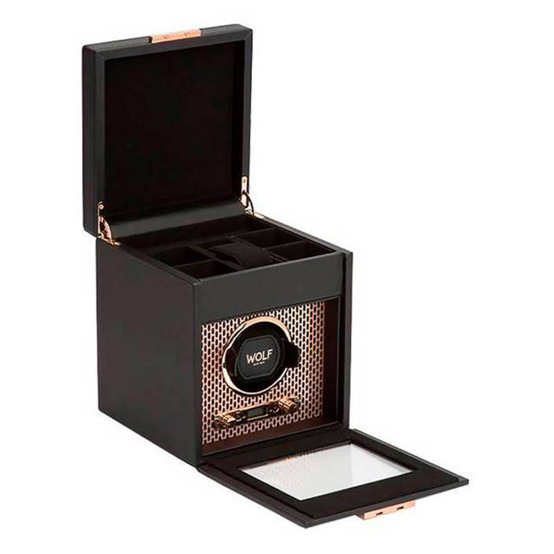 Copper Axis Single Winder with Storage - Wolf 1834