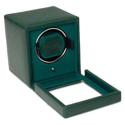 Cubs & Cubbies Single Green Watch Winder with Lid - Wolf 1834