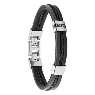 Vintage Casual Multi-Strand Bracelet, Adjustable Length 18 cm to 19.50 cm - Fossil