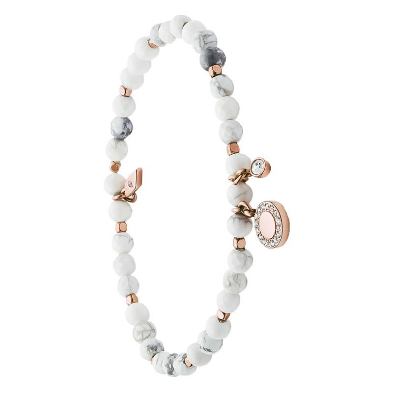 Georgia Howlite Bracelet, 16,5 cm - JA6934791 - Fossil