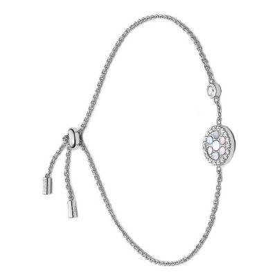 Elliott 925 Silver & Mother-of-Pearl Adjustable Bracelet, 21,6 cm - Fossil