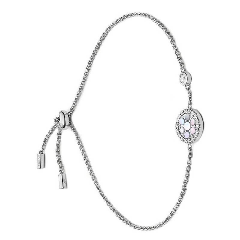 Elliott 925 Silver & Mother-of-Pearl Adjustable Bracelet, 21,6 cm - Fossil