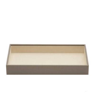 Gray Leather Jewelry Tray 435065 Vault - Wolf 1834
