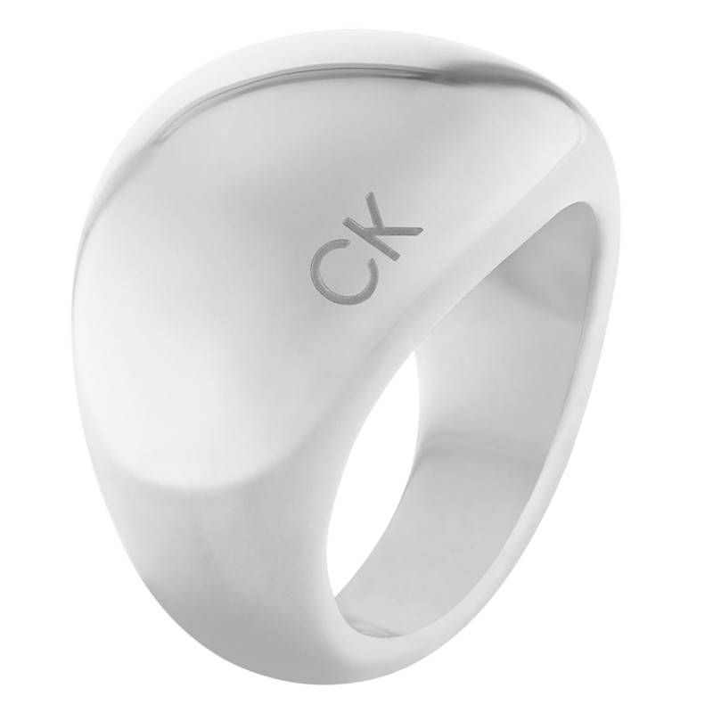 Steel Playful Organic Shapes Ring - 35000443D - Calvin Klein