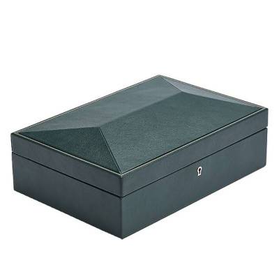 British Racing Green 10-Piece Watch Box 792741 - Wolf 1834