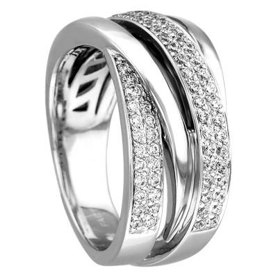 Bague Euryale Or Blanc 750 & Diamants 0,43 ct - Joelli
