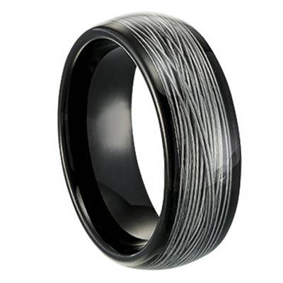 Bague LIORIN tungstène JH120004R - Jourdan Bijoux