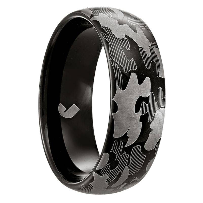 Camouflage Tungsten Tarr Ring - JH190002R - Jourdan Bijoux