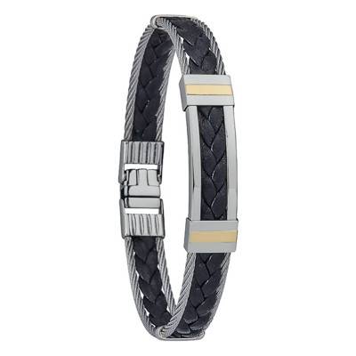 Men's CASCADES Bracelet, Diameter 70 mm or 75 mm - FZ 098 NOH - Jourdan Bijoux