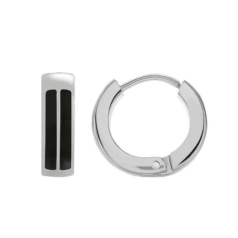 TILOS Two-Tone Steel Earrings - JH140002E - Jourdan Bijoux