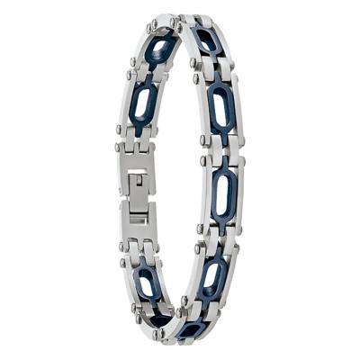 Steel Apollo Bracelet Length 19 cm to 21 cm - JH110017B - Jourdan Bijoux