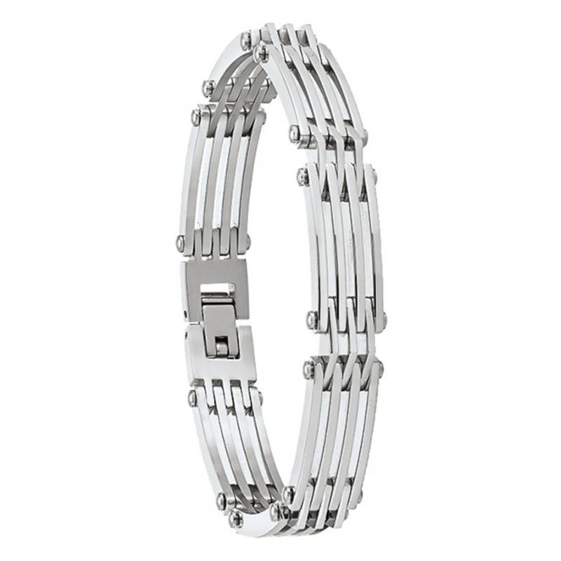 RIO Steel Bracelet, 19 cm - JH110004B - Jourdan Bijoux
