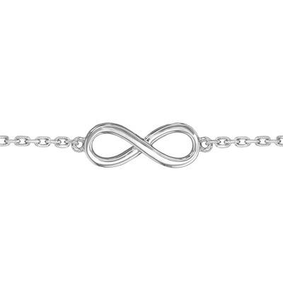 Eternity Star 750 White Gold Bracelet, Length 18 cm - Juweel