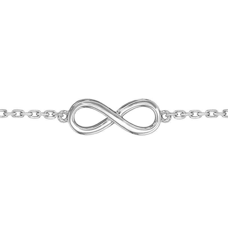 Eternity Star 750 White Gold Bracelet, Length 18 cm - Juweel