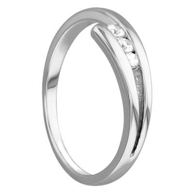 Bague Escape Or Blanc 750 & Diamants - Juweel