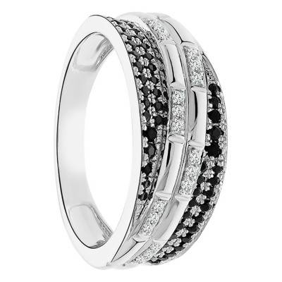 Bague Duchesse Or Blanc 375 & Diamants - Juweel