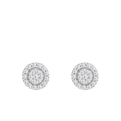 750/1000 Yellow Gold Diamond Stud Earrings - Kundan