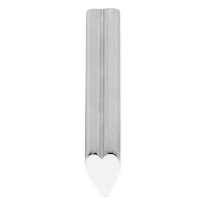Pendentif Tube Coeur en Argent 925 - Emanessence