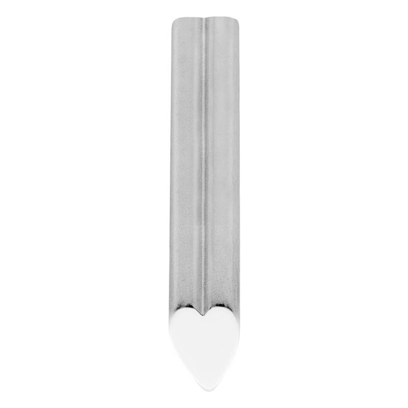 925 Silver Heart Tube Pendant - Emanessence