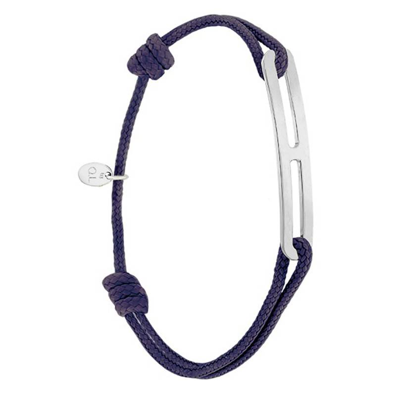 925 Silver Brushed Ink Gaby Slim XL Bracelet, 2 mm Width - L'Avare by Olivier Lafond