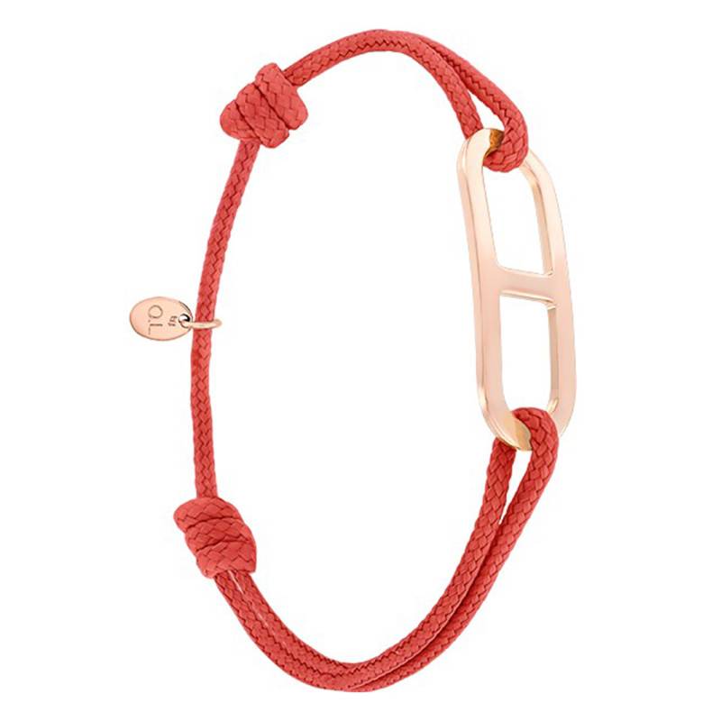 Rose Vermeil Red Gaby Large Bracelet, 2 mm Wide - L'Avare by Olivier Lafond