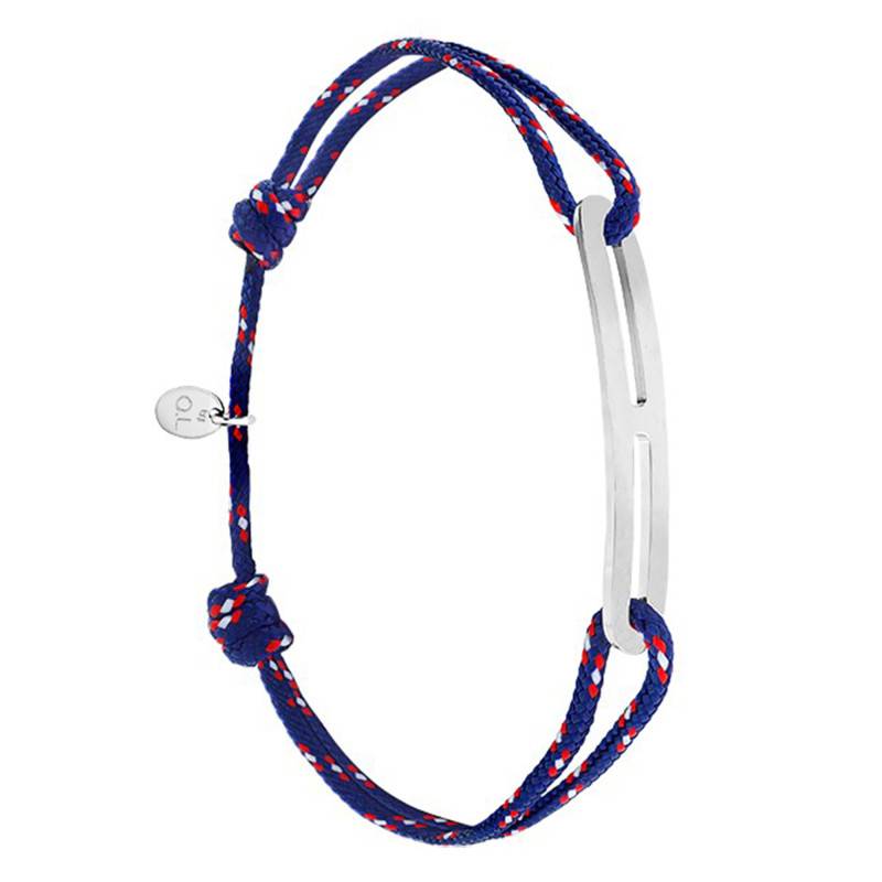 925 Silver Brushed Navy Gaby Slim XL Bracelet, 2 mm Width - L'Avare by Olivier Lafond