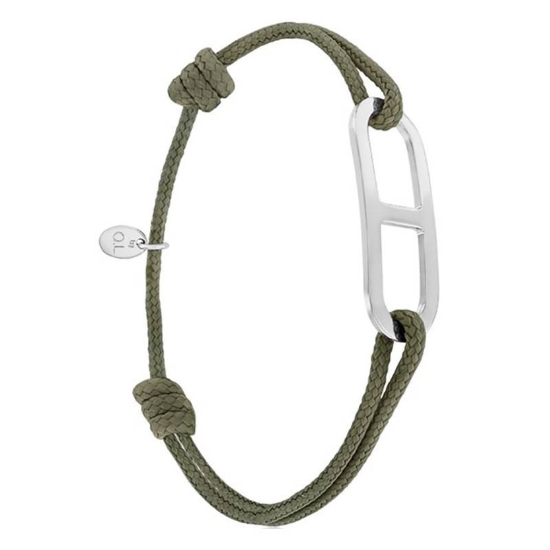 Khaki 925 Silver Gaby GM Bracelet, 2 mm Width - L'Avare by Olivier Lafond