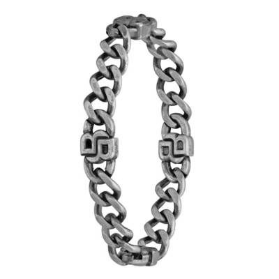 Bracelet Double B Absolute en Acier, Longueur 19 cm - 1580742M - Boss