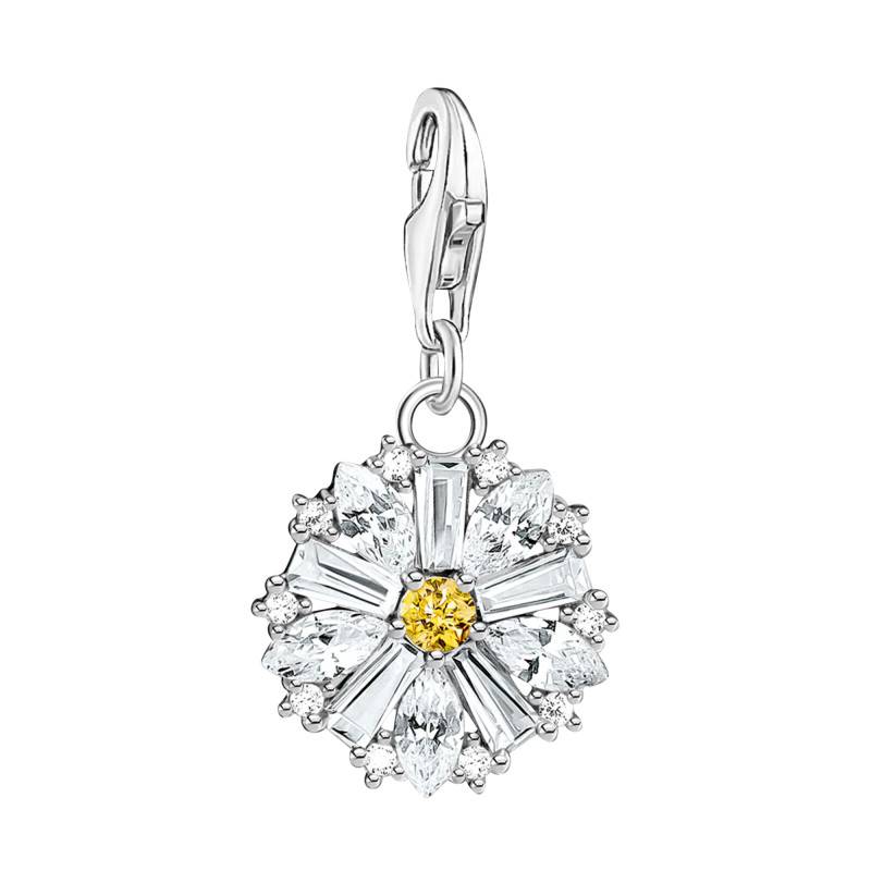 925 Silver Lovely Daisy Flower Charm Pendant & Zirconia - 2212-051-14 - Thomas Sabo