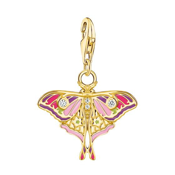 Pendentif Papillon Plaqué Or Émail 2209-565-7 - Thomas Sabo - Ocarat