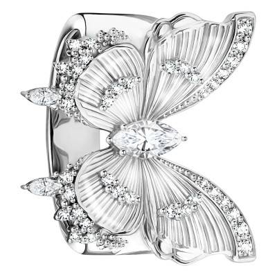 925 Sterling Silver & White Cubic Zirconia Butterfly Paradise Ring - TR2495-051-14 - Thomas Sabo