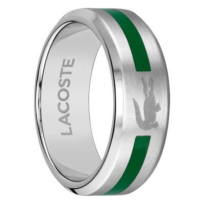 Bague Lacoste Baseline en Acier 2040083G - Lacoste