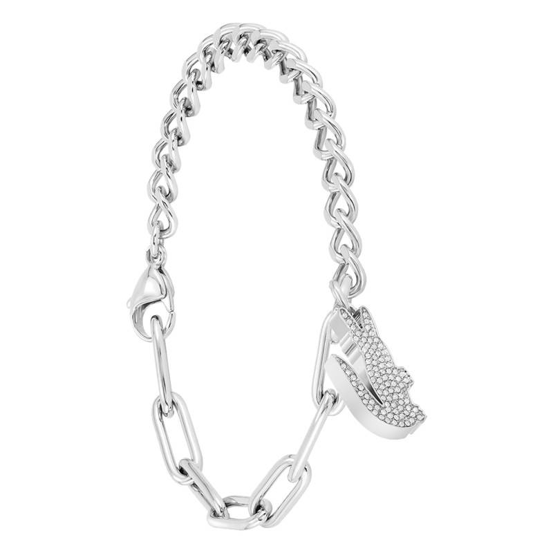 Bracelet Crocodile en Acier -101027, Longueur 19 cm-Lacoste