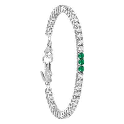 Bracelet Tennis Duchess Pierres Bicolores en Acier - 2040278 - Lacoste