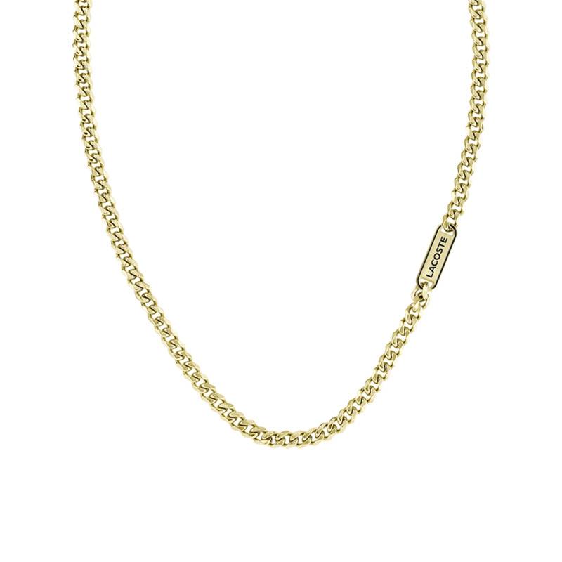 Gold-Tone Steel District Curb Chain Necklace, 61 cm - 2040209 - Lacoste