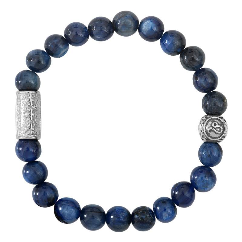 Steel & Kyanite Bracelet - Lauren Steven