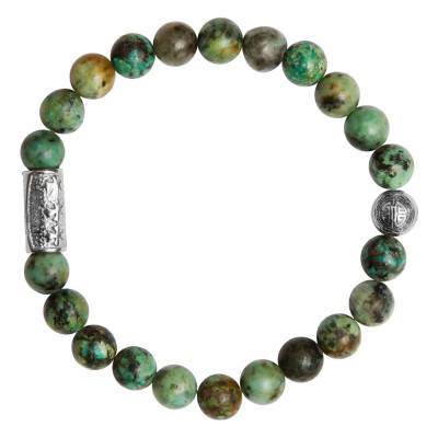 African Turquoise Prosperity Bracelet - Lauren Steven
