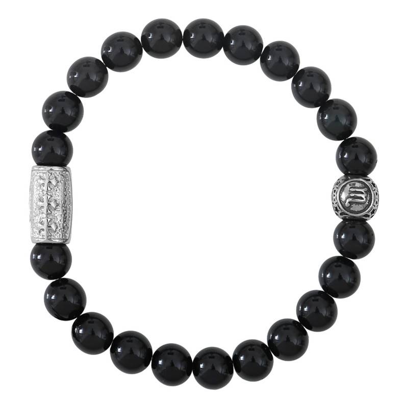 Scorpio Black Agate Bracelet, Length 19,5 cm or 20,5 cm - Lauren Steven
